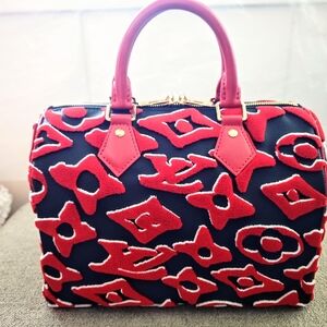 RARE Louis Vuitton Speedy 25 Bag Limited Edition *Urs Fischer*